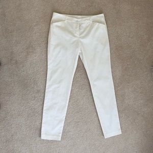 SOLD!!! White on white pattern A. Byer pants